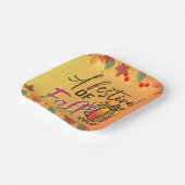 Een festival van herfstkleuren herfstfeest Thanksg Papieren Bordje (Gebogen)