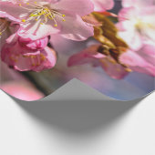 Een festival van Roze Sakura Flowers Cadeaupapier (Hoek)