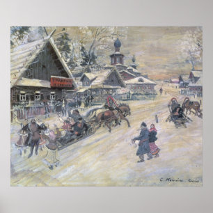 Een Festive Walk, Rusland Poster