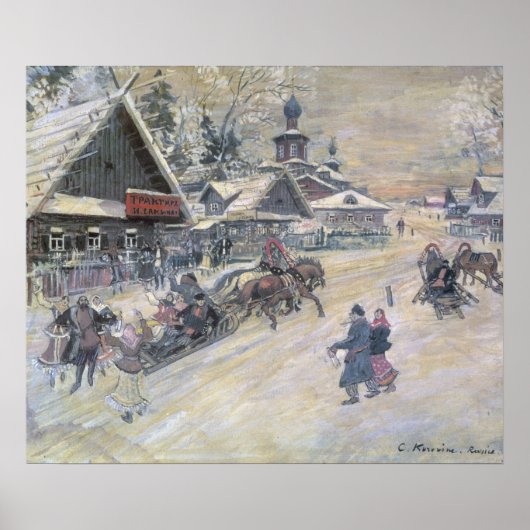 Een Festive Walk, Rusland Poster (Voorkant)