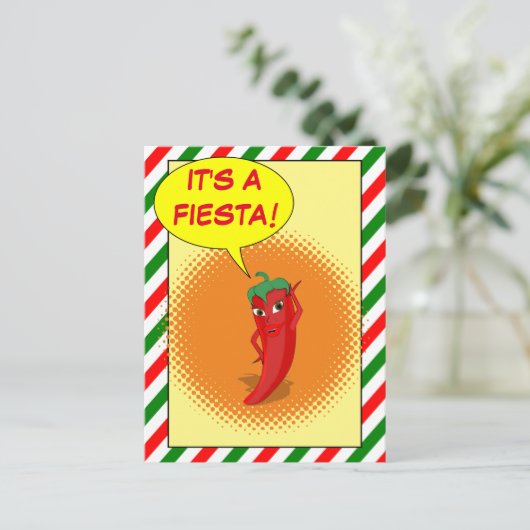 Een Fiesta Briefkaart (Staand voorkant)