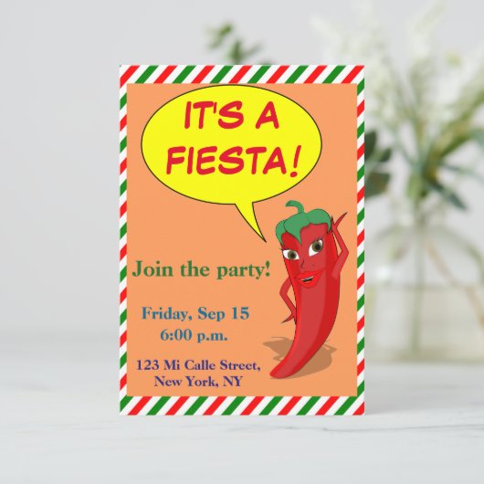 Een Fiesta Kaart (Staand voorkant)