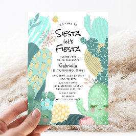 Een fiesta om nooit te vergeten! 1e verjaardag kaart