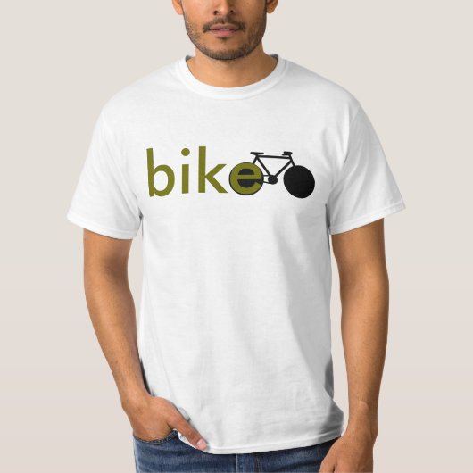 Een fiets t-shirt (Voorkant)