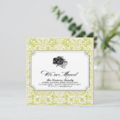 een fiets voor twee gebouwd {wij hebben bewogen} aankondiging (Staand voorkant)