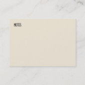 een fiets voor twee:  kunstenkaart contactkaartje (Achterkant)