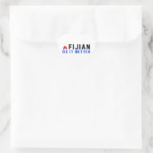 Een Fijiër doet het beter Hart Sticker (Tas)