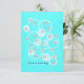 Een fijne dag bedankkaart (Staand voorkant)