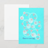 Een fijne dag bedankkaart (Voorkant / Achterkant)