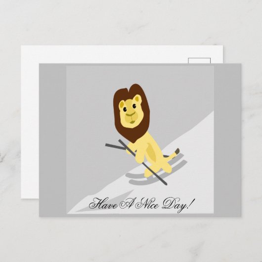 Een fijne dag briefkaart (Voorkant / Achterkant)