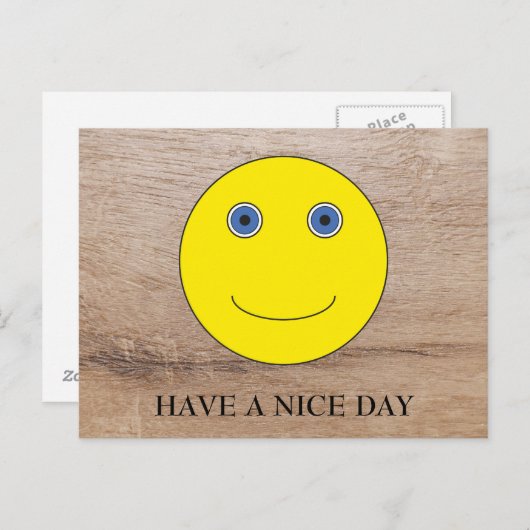 Een fijne dag briefkaart (Voorkant / Achterkant)