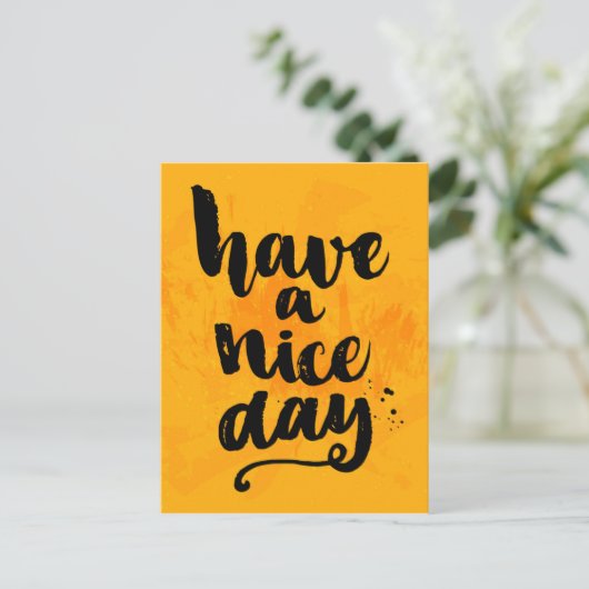 Een fijne dag briefkaart (Staand voorkant)