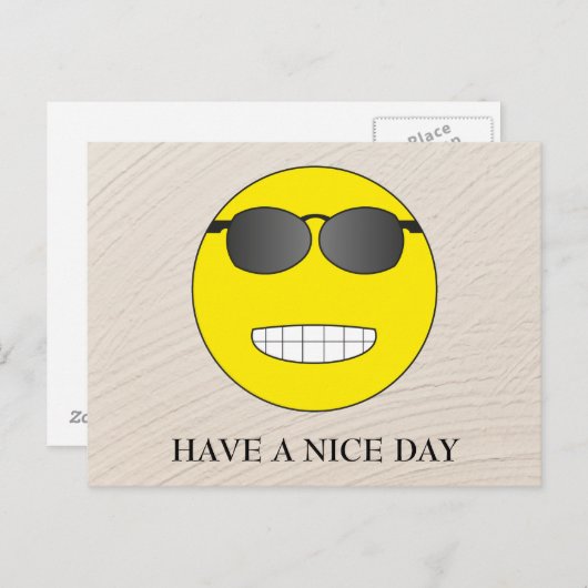 Een fijne dag briefkaart (Voorkant / Achterkant)