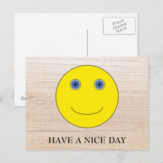 Een fijne dag briefkaart (Voorkant / Achterkant)