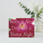 Een fijne dag briefkaart (Staand voorkant)