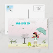 Een fijne dag briefkaart (Voorkant / Achterkant)