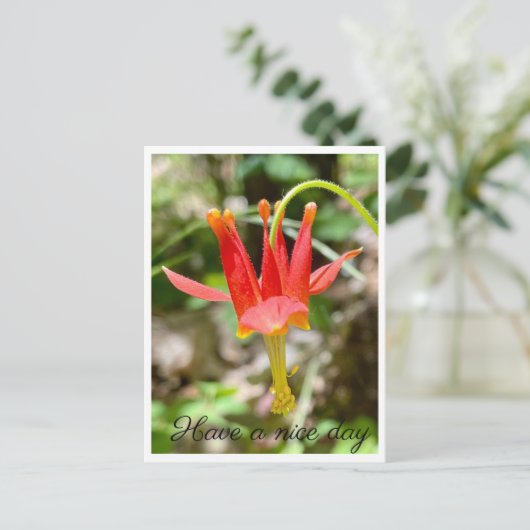 Een fijne dag briefkaart (Staand voorkant)