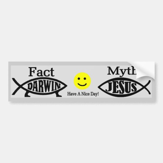 Een fijne dag bumpersticker (Voorkant)