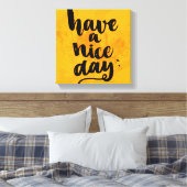 Een fijne dag canvas afdruk (Insitu (Slaapkamer))