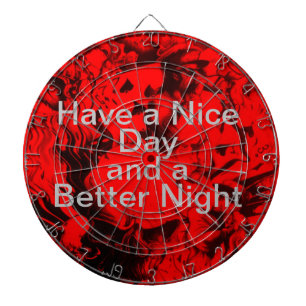 Een fijne dag en een beter kwaliteitsdartboard dartbord