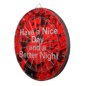 Een fijne dag en een beter kwaliteitsdartboard dartbord (Voorkant Rechts)