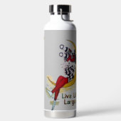 Een fijne dag en een beter 's nachts leven lang waterfles (Links)