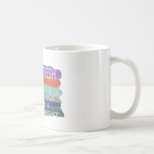 Een fijne dag en een betere avond om het vers te h koffiemok