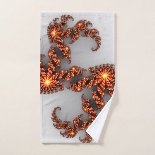 Een fijne dag en een betere nacht fractal bad handdoek (Handdoek)