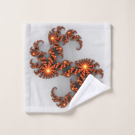 Een fijne dag en een betere nacht fractal bad handdoek (Wasdoekje)