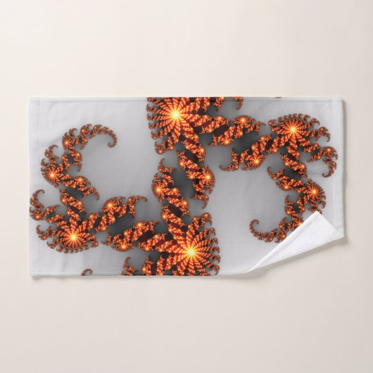 Een fijne dag en een betere nacht fractal bad handdoek (Handdoek)
