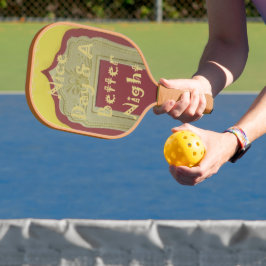 Een fijne dag en een betere nacht met dankbaarheid pickleball paddle