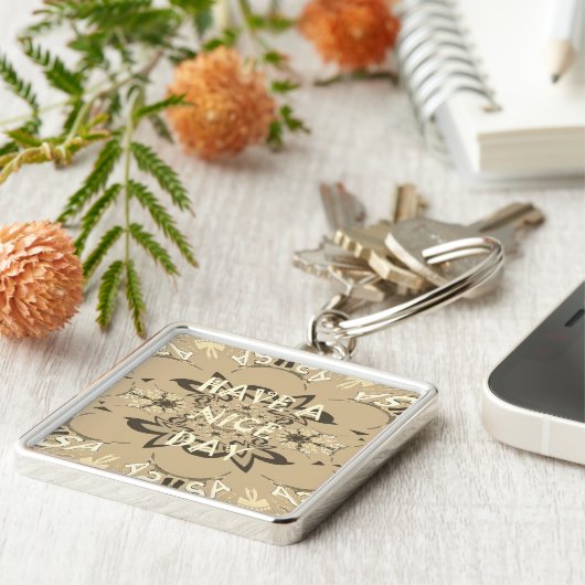 Een fijne dag en een betere nacht sleutelhanger (Zijkant)