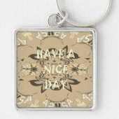 Een fijne dag en een betere nacht sleutelhanger (Voorkant)