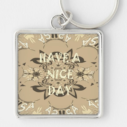 Een fijne dag en een betere nacht sleutelhanger (Voorkant)