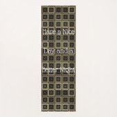 Een fijne dag en een betere nacht yogamat (Voorkant)