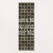 Een fijne dag en een betere nacht yogamat (Achterkant)