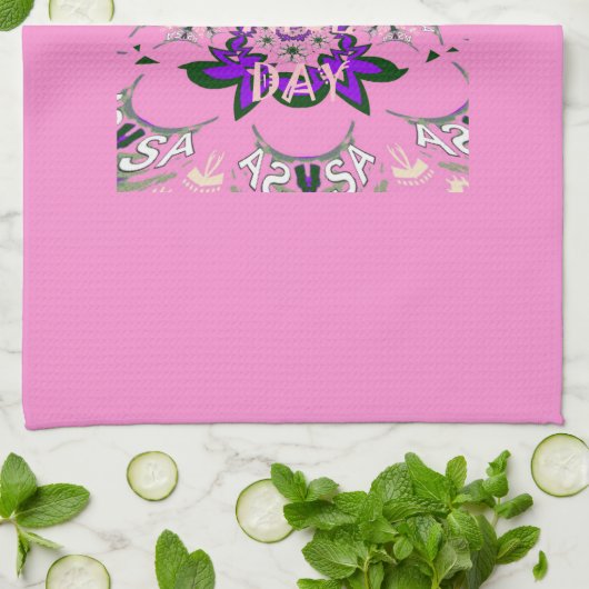 Een fijne dag en een betere nachtkeukenhanddoeken theedoek (Gevouwen)