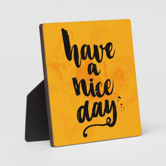 Een fijne dag fotoplaat (Voorkant)