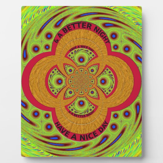 Een fijne dag fotoplaat (Voorkant)