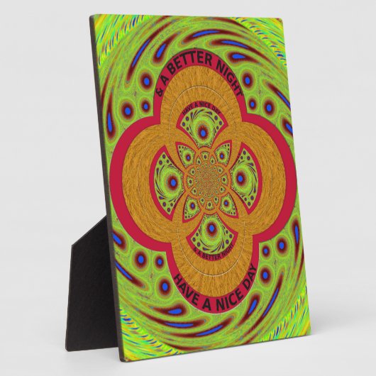 Een fijne dag fotoplaat (Zijkant)