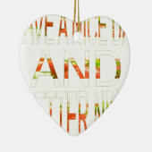 Een fijne dag keramisch ornament (Rechts)