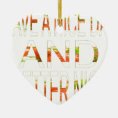 Een fijne dag keramisch ornament (Voorkant)