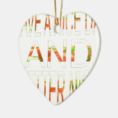 Een fijne dag keramisch ornament (Links)