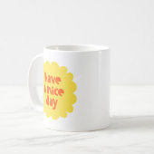 Een fijne dag. koffiemok (Voorkant links)