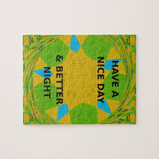 Een fijne dag legpuzzel (Horizontaal)