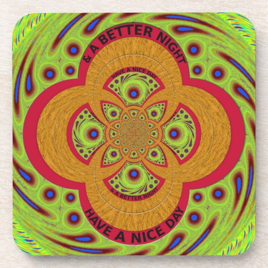 Een fijne dag onderzetter (Voorkant)