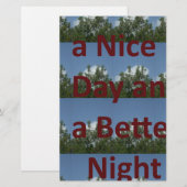 Een fijne dag.png briefpapier (Voorkant / Achterkant)