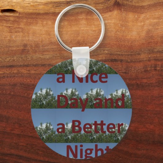 Een fijne dag.png sleutelhanger (Voorkant)