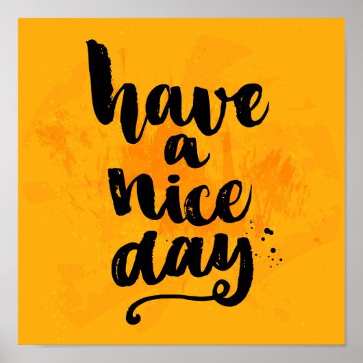 Een fijne dag poster (Voorkant)