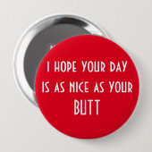 Een fijne dag ronde button 4,0 cm (Voorkant /achterkant)